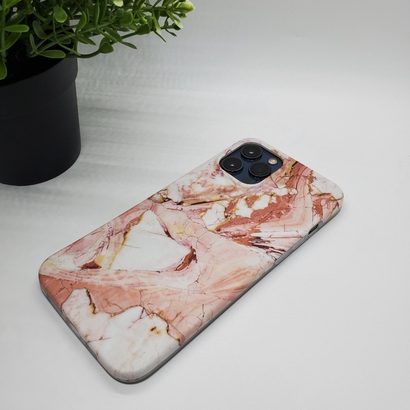 Pink Marble Case for iPhone 12 Case , iPhone 12 Pro Case, iPhone 12 Pro Max Case - Picture 6 of 6